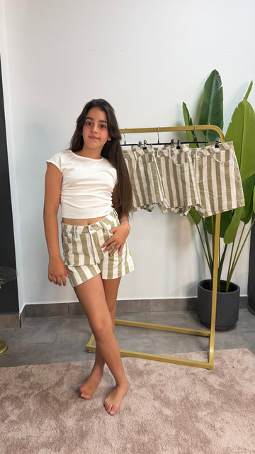 Vaquero rayas beige