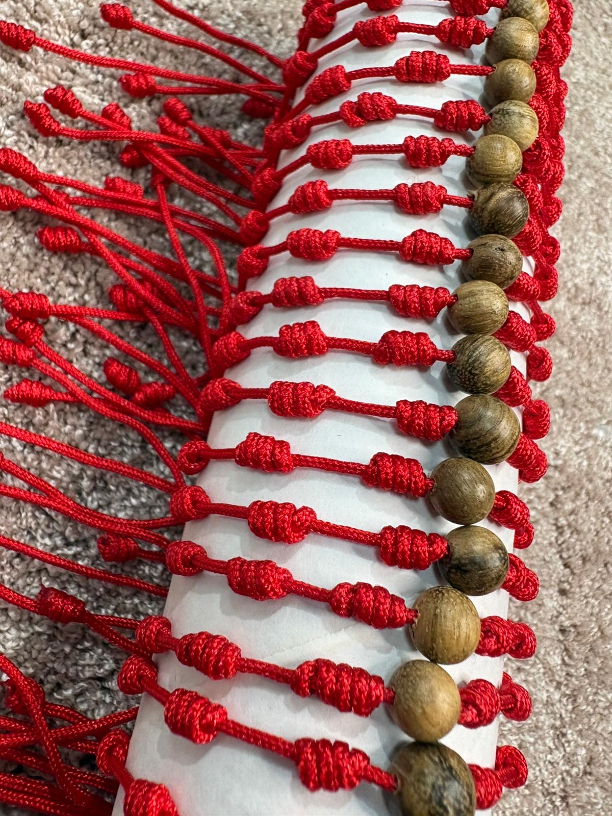 Pulsera 7 nudos roja
