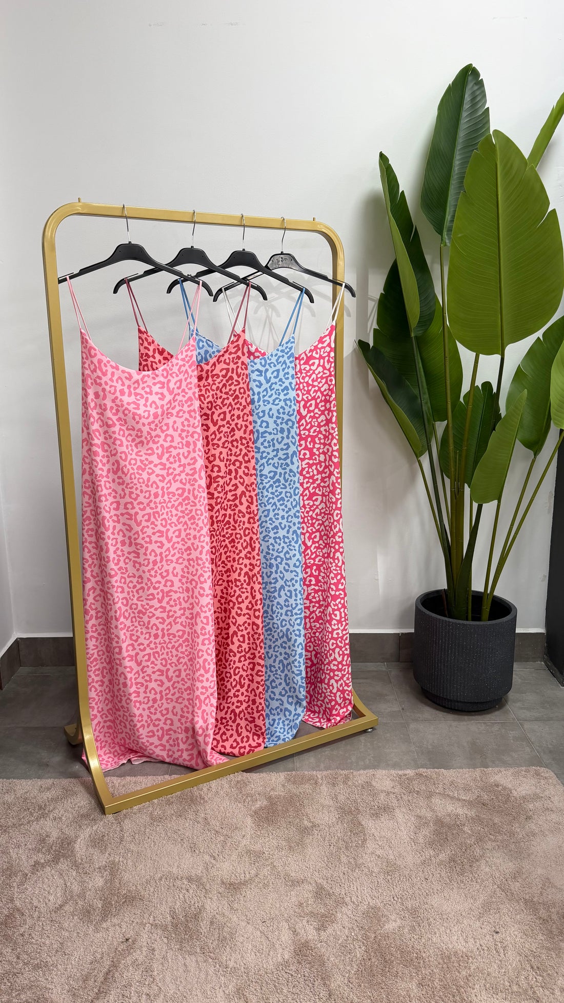 Vestido animal print