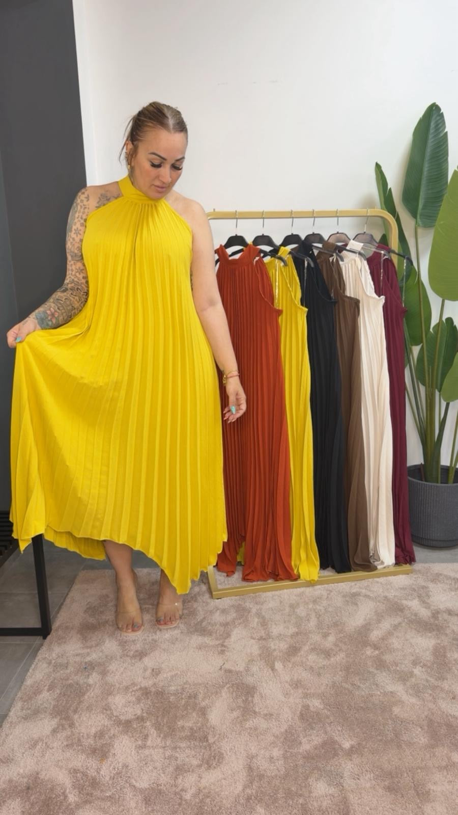 Vestido plisado