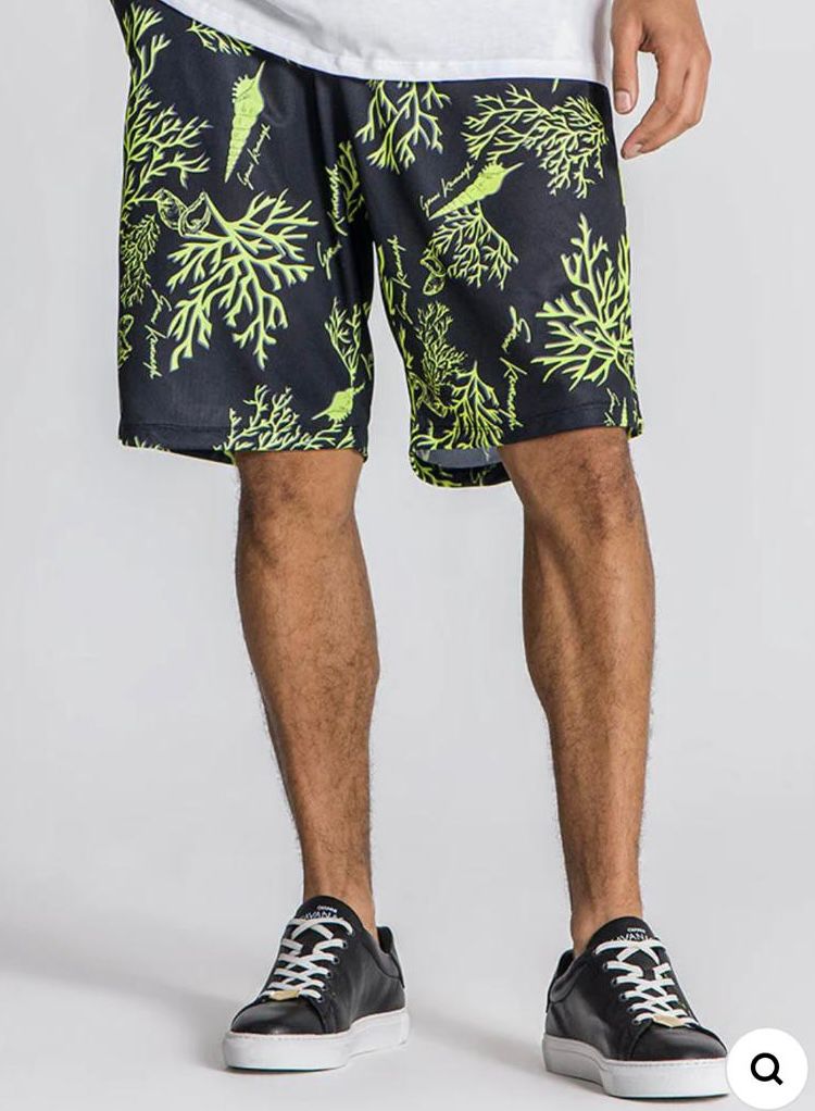Pantalón corto coral