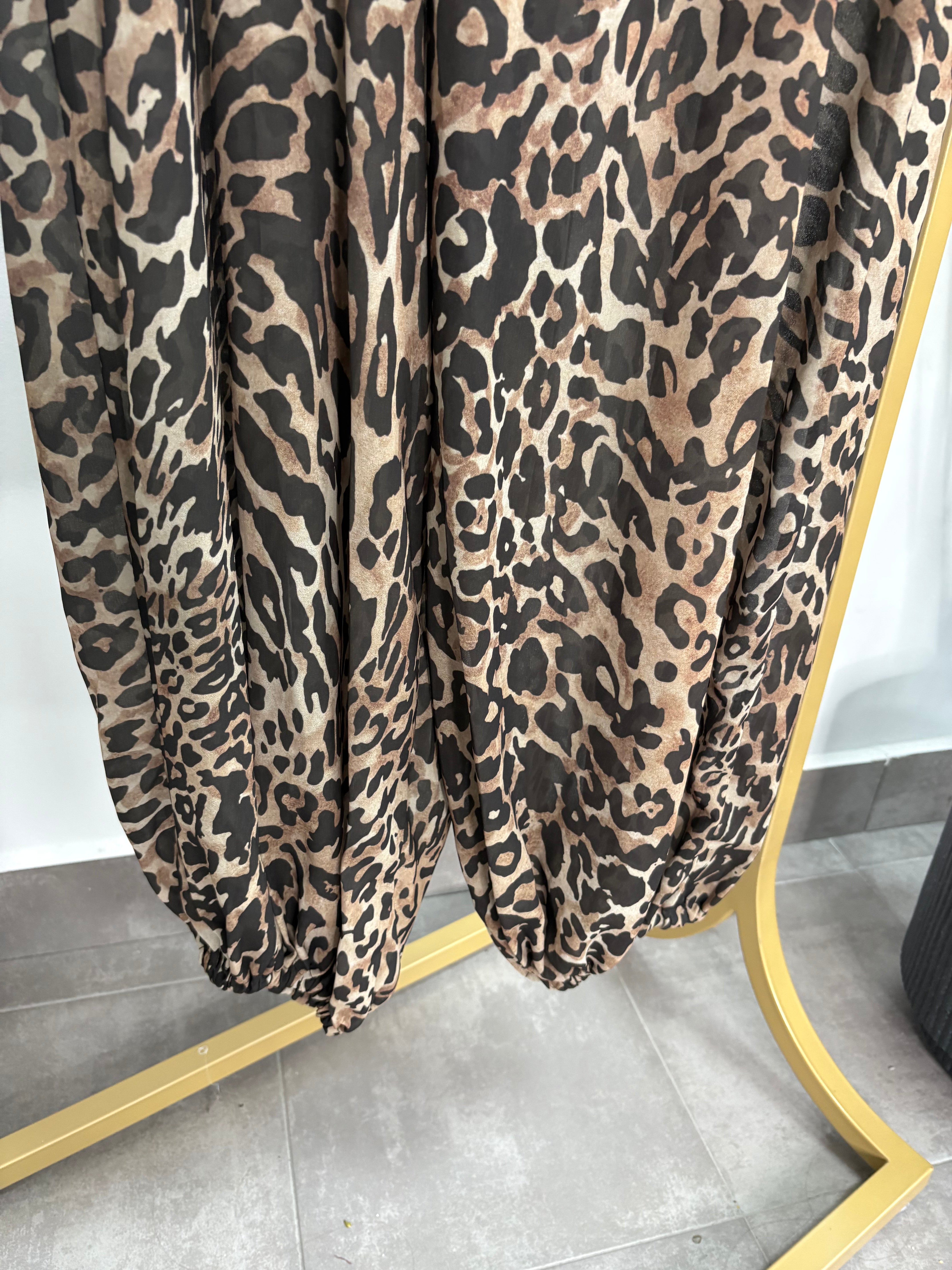 Conjunto Gasa leopardo