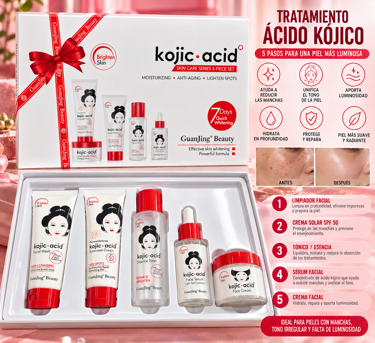 Pack coreano antimanchas