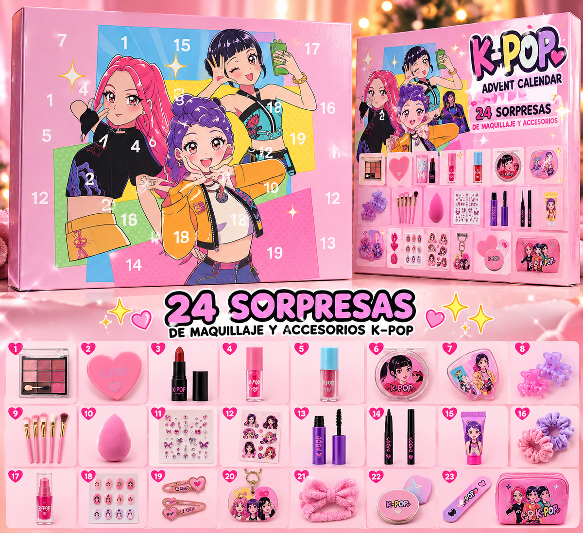 Calendario adviento kpop