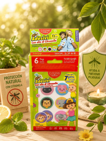 Pegatinas repelente mosquito