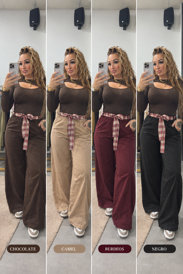 Pantalón cargo pañuelo