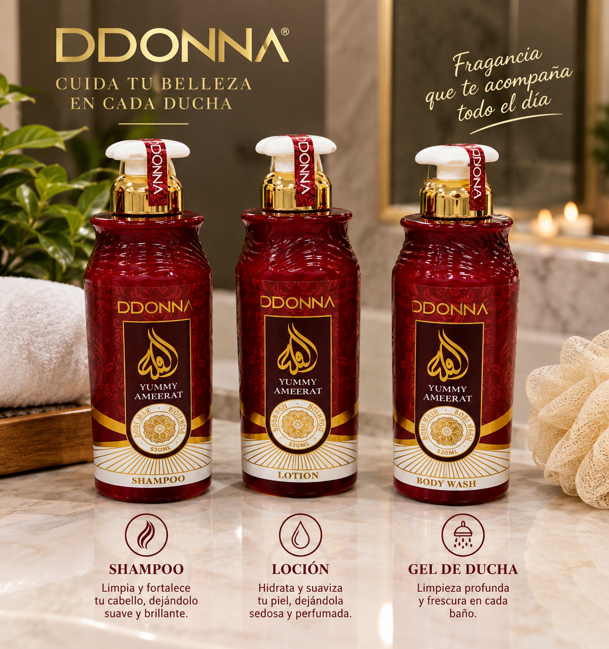 Princesa Arabia (champú , gel y loción)