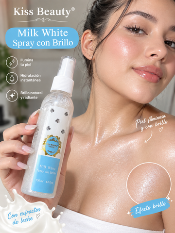 Spray brillo blanco latte