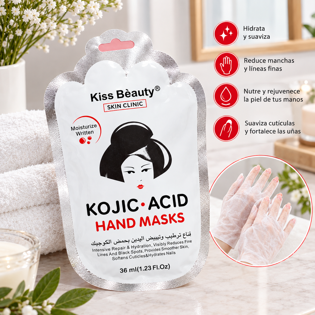 Mascarilla para manos coreano
