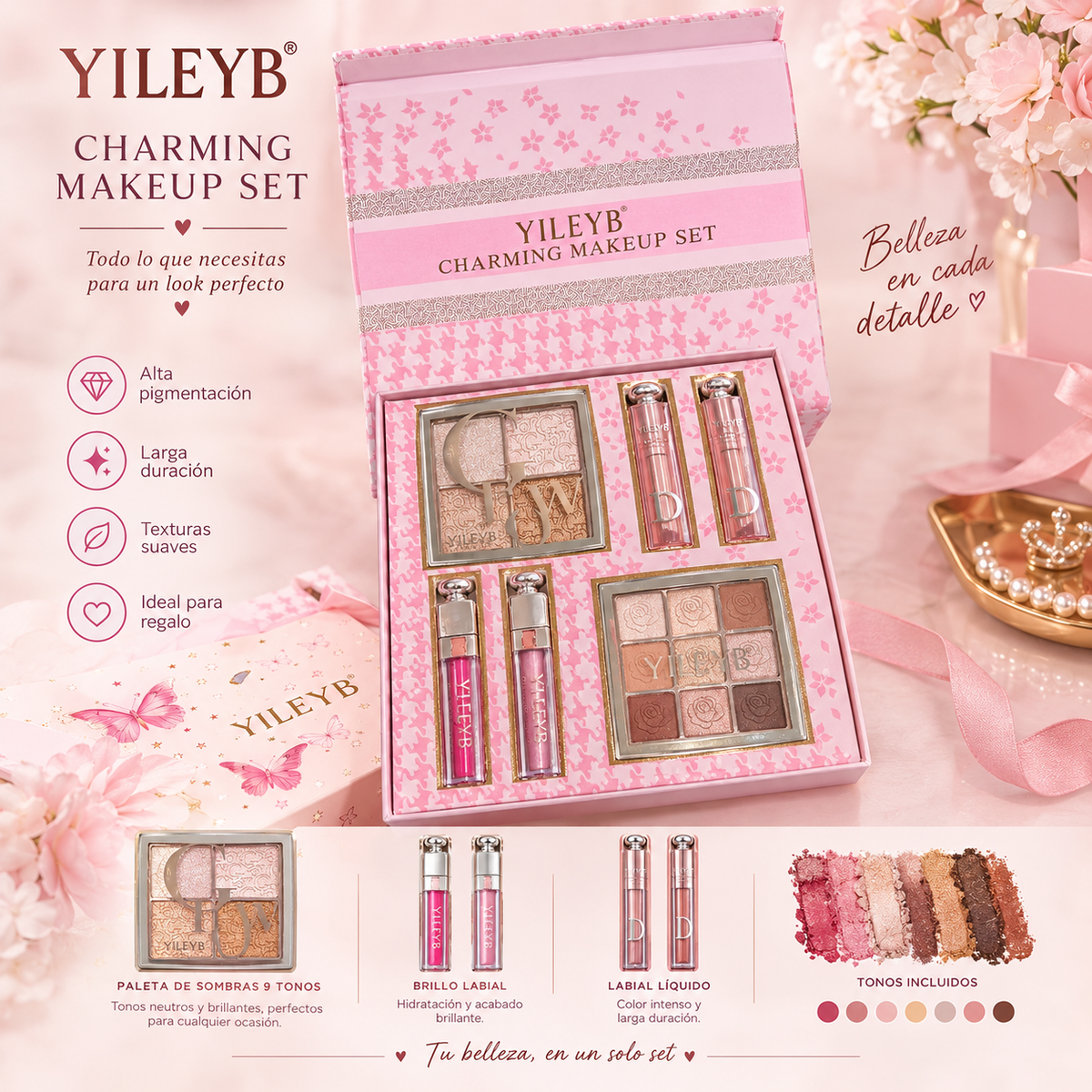 Set Makeup Flores