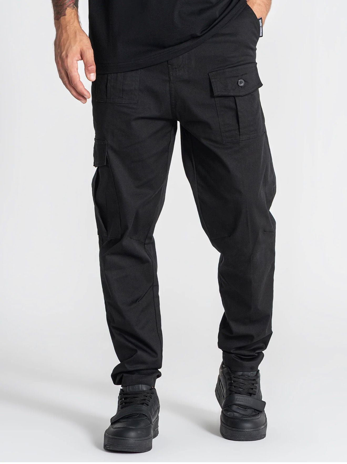 PANTALONES CHINO NEGROS CARGO