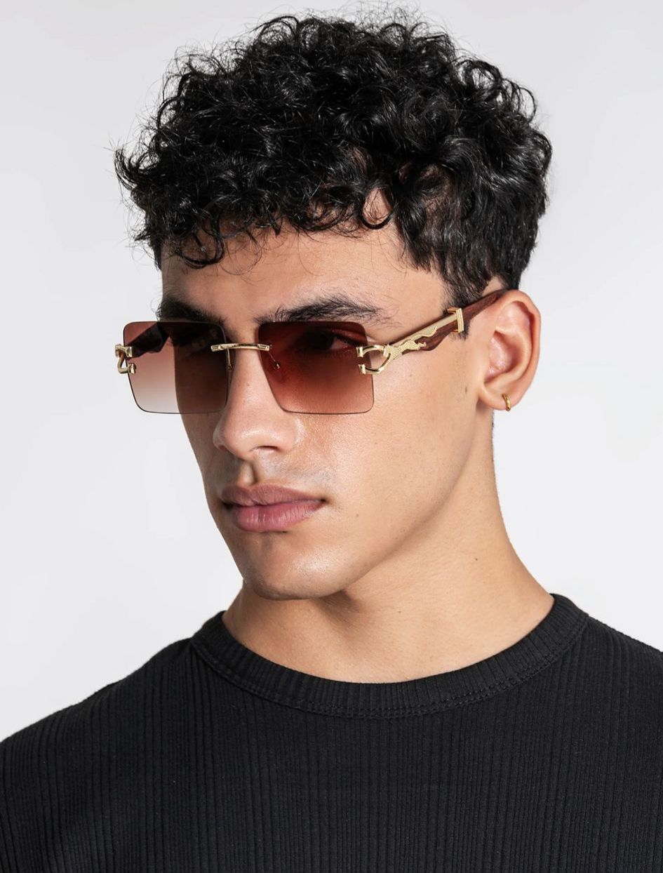 Gold Monarch Sunglasses
