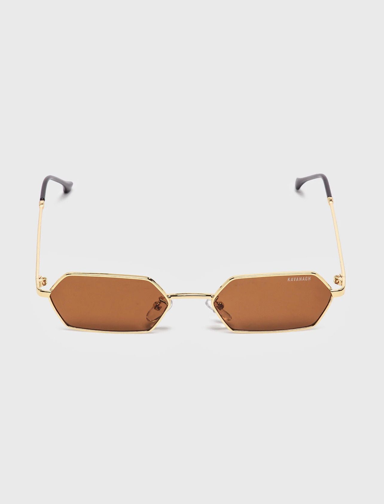 Orange Geometric Sunglasses