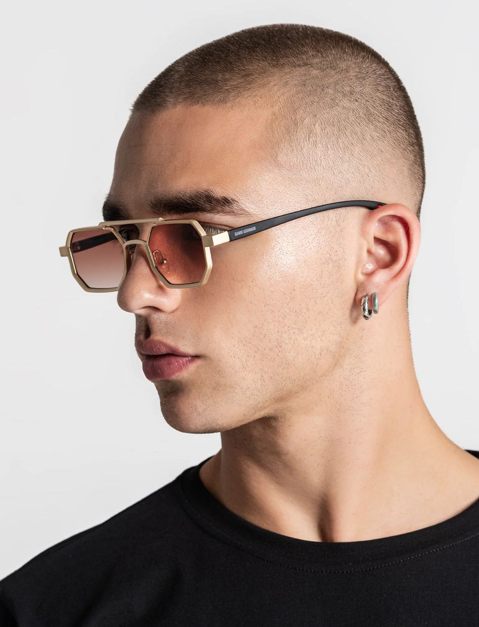 Gold Metal Sunglasses