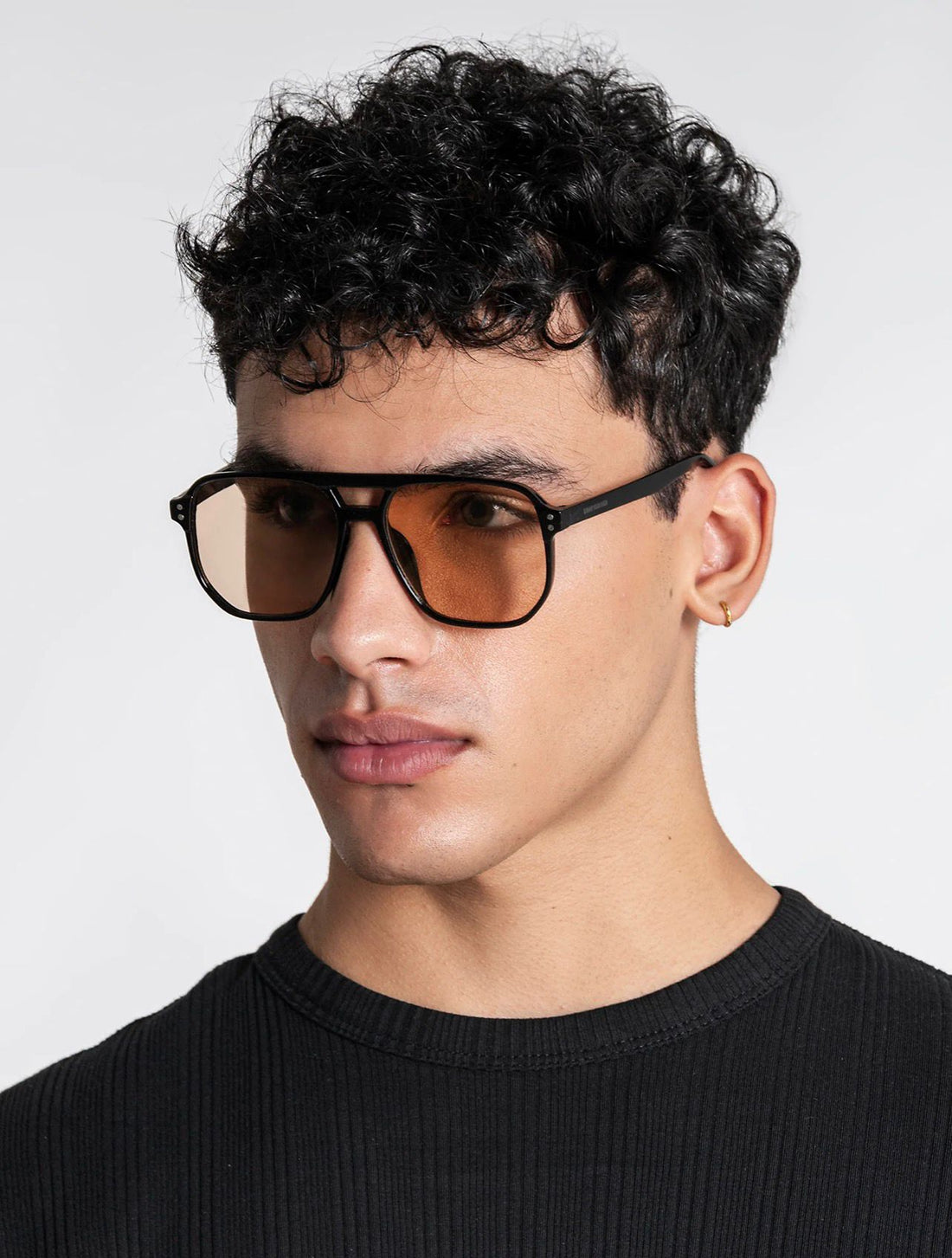 Peach Pilot Sunglasses