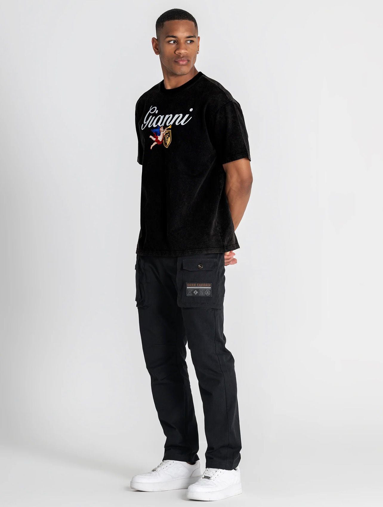 CAMISETA NEGRA TRUMPET