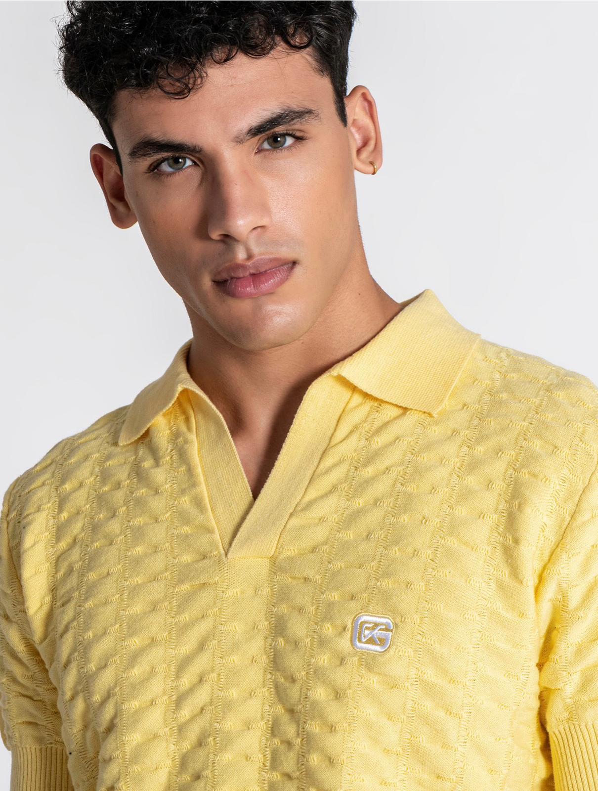 POLO AMARILLO GK KNIT