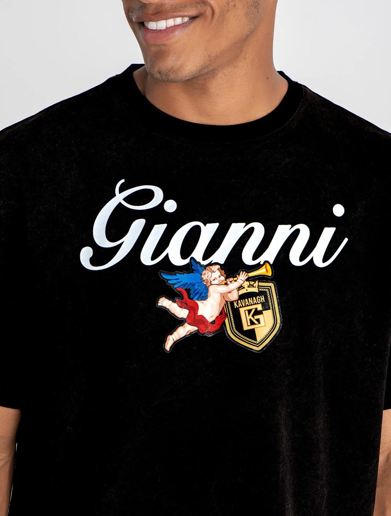 CAMISETA NEGRA TRUMPET
